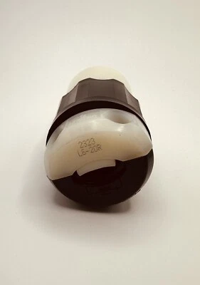 LEVITON 2323  TWIST LOCK  2pole-3wire Black 20A-250V - Image 1 of 4