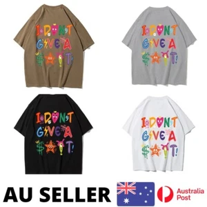 Individually Quirky Artistic Characters Boy T-Shirt Lovely Oversized - AU Stock - Picture 1 of 14