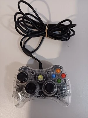 Xbox 360 Wired Controller Model PL-3702 Clear Case . Untested - Image 1 of 4