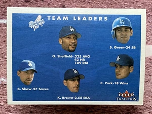 2001 Fleer Tradition Sheffield Green Shaw Park Brown #434 - Picture 1 of 2