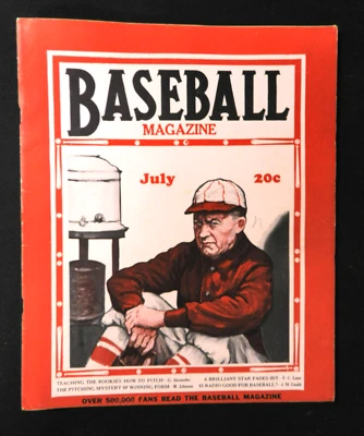 1930 July Baseball Magazine Grover Alexander Jim Bottomley photo Complete VG/EX+ - Image 1 of 4