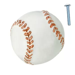 "Colección Equipo Béisbol Deporte Decoración Gabinete Hardware Cajón Puerta Perno 1-1/4" - Imagen 1 de 3