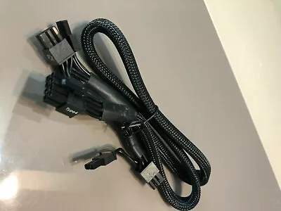 CORSAIR  8 PIN TO 2X  6+2 PIN PCIE POWER cable for Corsair TXM,HX,AXI,RM,SF,CM - Image 1 of 3