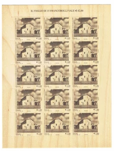 Italia Foglio 2,80€ Basilica San Vincenzo in Galliano Cantù 2007 LEGNO MNH 15pz - Foto 1 di 1