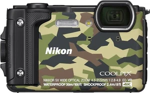 USED Nikon Coolpix W300 Camouflage FREESHIPPING - Picture 1 of 1