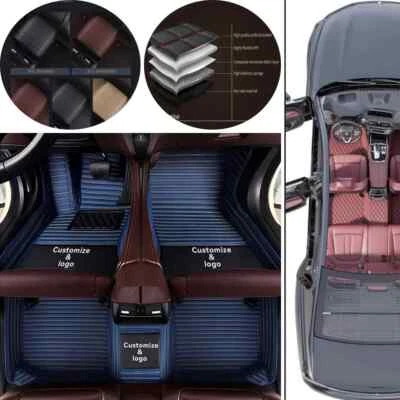 For BMW Z3 Z4 Car Floor Mats Carpets All Models Pu Leather Custom Front Rows Foto 1 de 4