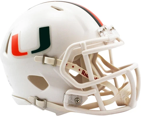 Riddell Miami Hurricanes Speed Mini Football Helmet Cover