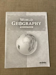 Abeka World Geography Student Quizzes And Tests 9th Grade - Picture 1 of 10