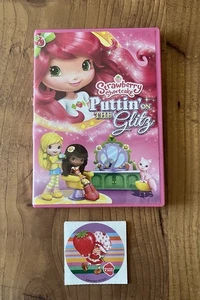 Strawberry Shortcake: Puttin’ on the Glitz DVD Scented Case & Stickers TESTED - Imagen 1 de 5