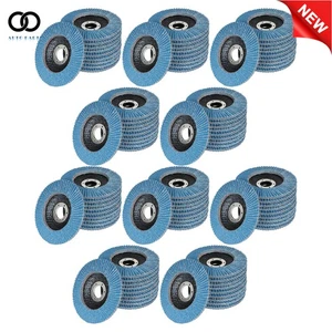 100 Stck. 4,5 Zoll x 7/8 Zoll 40er Körnung T29 Premium Zirkonia Fächerscheibe Schleifen Schleifen - Bild 1 von 8