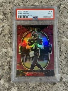 Tom Brady 2022 Select #26 Granate Prizm #’d/149 PSA 9 COMO NUEVO Buccaneers - Imagen 1 de 2