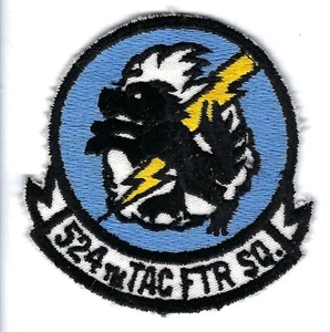 PATCH USAF 524TH TAC FIGHTER SQ TFS JT-41 - Picture 1 of 1