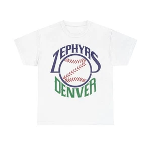 T-shirt Denver Zephyrs squadra di baseball retrò nostalgica - Foto 1 di 17