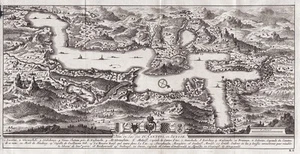 Vierwaldstättersee Suiza Suiza Ruchat grabado en cobre 1720 - Imagen 1 de 1