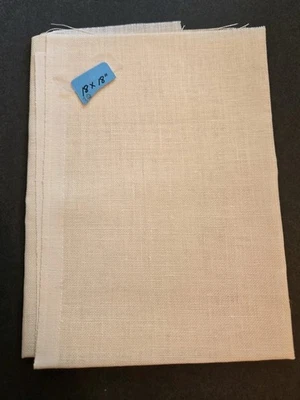 Embroidery Linen Cross Stitch Aida Hardanger 32 ct Size 18" x 18" NEW - Image 1 of 2