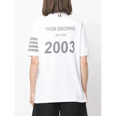 Thom Browne 4 Bar Rayas 2003-Presión Polo Unisex Hombre M/L Mujer L/XL Foto 1 de 4
