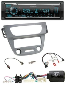 Kenwood Bluetooth Lenkrad DAB USB Autoradio für Renault Megane 3 2012-2014 grau - Bild 1 von 10