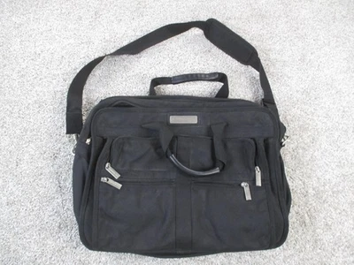 Kenneth Cole New York Black Laptop Briefcase Bag Shoulder Strap Expandable Work - Image 1 of 4