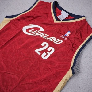 Maglia Lebron James Cleveland Cavaliers JAMES 23 Reebok NBA basket ragazzi XL - Foto 1 di 8