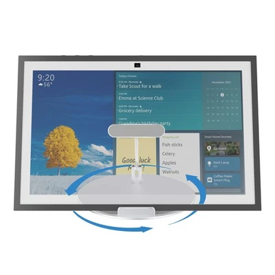 Almoz Swivel Stand for Echo Show 21, Aluminum Large Anti-Slip Base, 360° Swiv... - Image 1 of 4