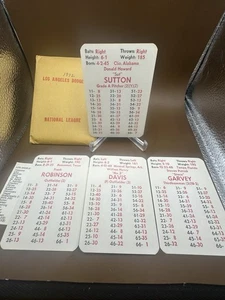 LOS ANGELES DODGERS 1972 APBA Set 24 carte squadra e simboli MG - NM/MT - SUTTON - - Foto 1 di 2