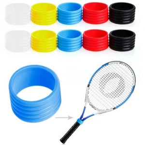 Tennis Racket Handle Rubber Rings 10PCS Sealing Rings for Grip Enhancement - Picture 1 of 12