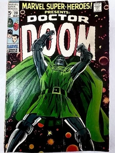 Marvel Super-Heroes #20 Classic Doctor Doom 1969 Marvel Comic 1st App Valeria - Picture 1 of 18