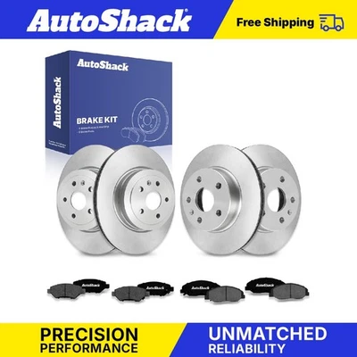 Front Rear Brake Rotors Premium Ceramic Pads for 2008-2012 Cadillac CTS V6 Foto 1 de 4