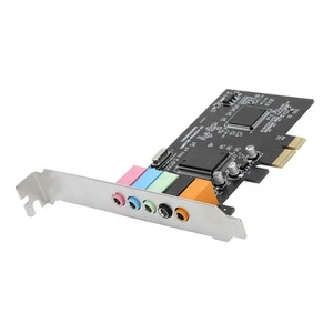 Pcie 5.1 Channel Sound Card 6 Channel Card CMI8738 Chip With CD Accesso FG - Picture 1 of 15