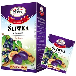 Malwa Pflaume & Apfelbeere Aronia Sliwka Früchtetee Polen 20 Teebeutel - Bild 1 von 1