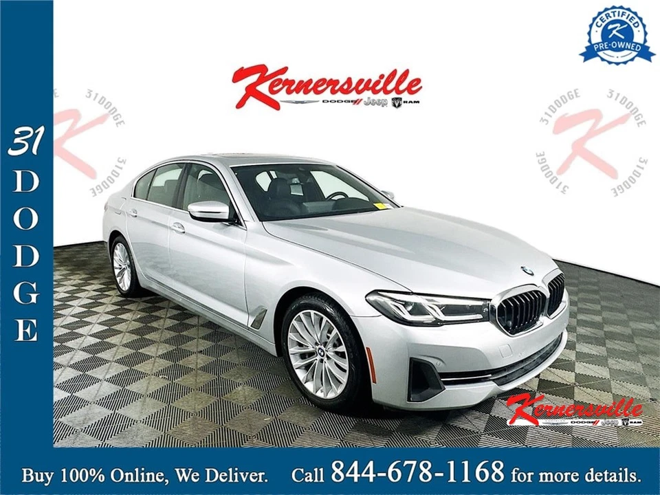 2021 BMW 5-Series 530i RWD 4dr Sedan Keyless Entry Bluetooth Heated Seats KCDJR Foto 1 de 4