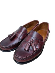 Allen Edmond Schreier elegante Schuhe Halbschuhe Herren 10 D braun Leder Quaste 50193 - Bild 1 von 12