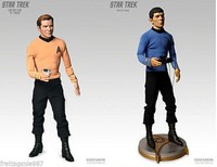 Star Trek Kirk + Spock Premium Figuren 1:4 Skala Ltd 1000 Sideshow