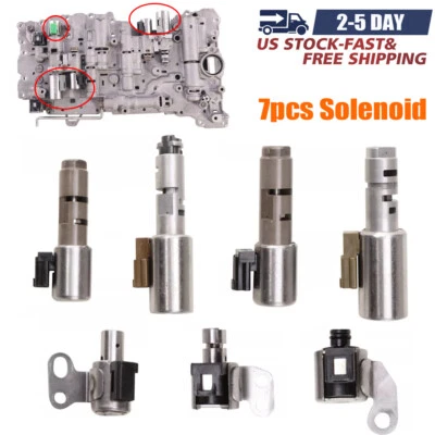 Juego de 7 solenoide de transmisión A750E A750F para Toyota Land Cruiser Tundra Foto 1 de 4