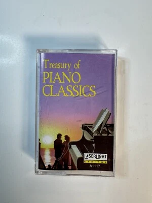 VTG 1997 Treasury of Piano Classics Box Set Laserlight Cassette Tape - Image 1 of 3