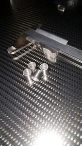 4 spacer aus titan für inline oder skateboard e longboard - Bild 1 von 1