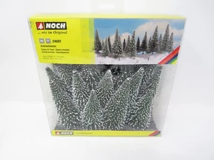 Still 24681 abetos cubiertos de nieve (16) diseño de tren de paisaje forestal de 4" a 5,5" - Imagen 1 de 4