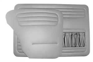 Pour VW Vieux Beetle Bug Kafer 1200 Porte Panneau Set Gris 1958 - 1964 - Afbeelding 1 van 1