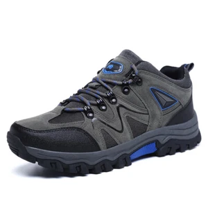 Men's Big Size Hiking Shoes Breathable Outdoor Climbing Trail Trekking Shoes NEW - Picture 1 of 14