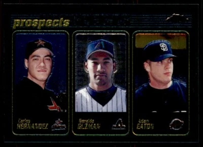 2001 Topps Chrome Carlos Hernandez/Geraldo Guzman/Adam Eaton Houston - Image 1 of 2