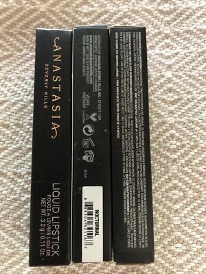 3x LÁPIZ LABIAL LÍQUIDO NOCTURNO ANASTASIA Beverly Hills Foto 1 de 2