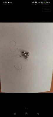 orecchini argento donna Con 9,25 Punto.Luce Con Brillantino Zircone - Immagine 1 di 2