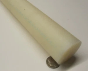 Varilla redonda natural ABS, 1,50" (1 1/2") de diámetro x 36" de largo - Imagen 1 de 3