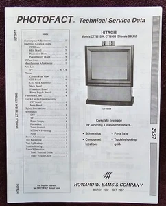 Sams Photofact 2957 Service Manual for Hitachi CT7881B, CT7881K, CT7898B - Picture 1 of 1