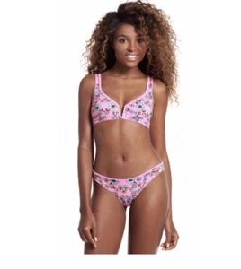 Maaji Rose Lemonade Flirt Reversible Bikini Bottoms. NWT. Large. Retail- $79 - Picture 1 of 11