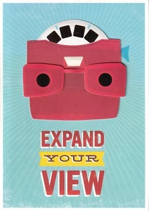 PAPYRUS GREETING CARD GRADUATION MSRP $4.95 VIEWMASTER CARD (J1) - Picture 1 of 3