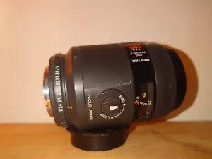 SMC Pentax-F 100mm F/2.8 AF Macro Portrait Telephoto Lens - Picture 1 of 7