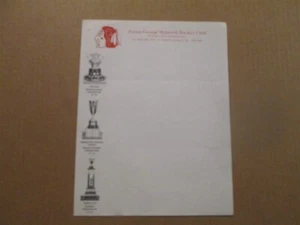 BCSHL Prince George Mohawks Hockey Club Vintage 1980 Team Logo Briefkopf - Bild 1 von 1
