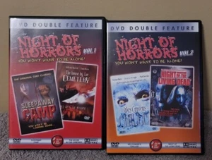 Night of Horrors Volume 1 & 2 - DVD Double feature.  Night of the living Dead - Picture 1 of 2