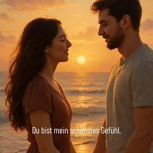 #8 - Proverbio de amor romántico (escena de playa) - Imagen 1 de 1